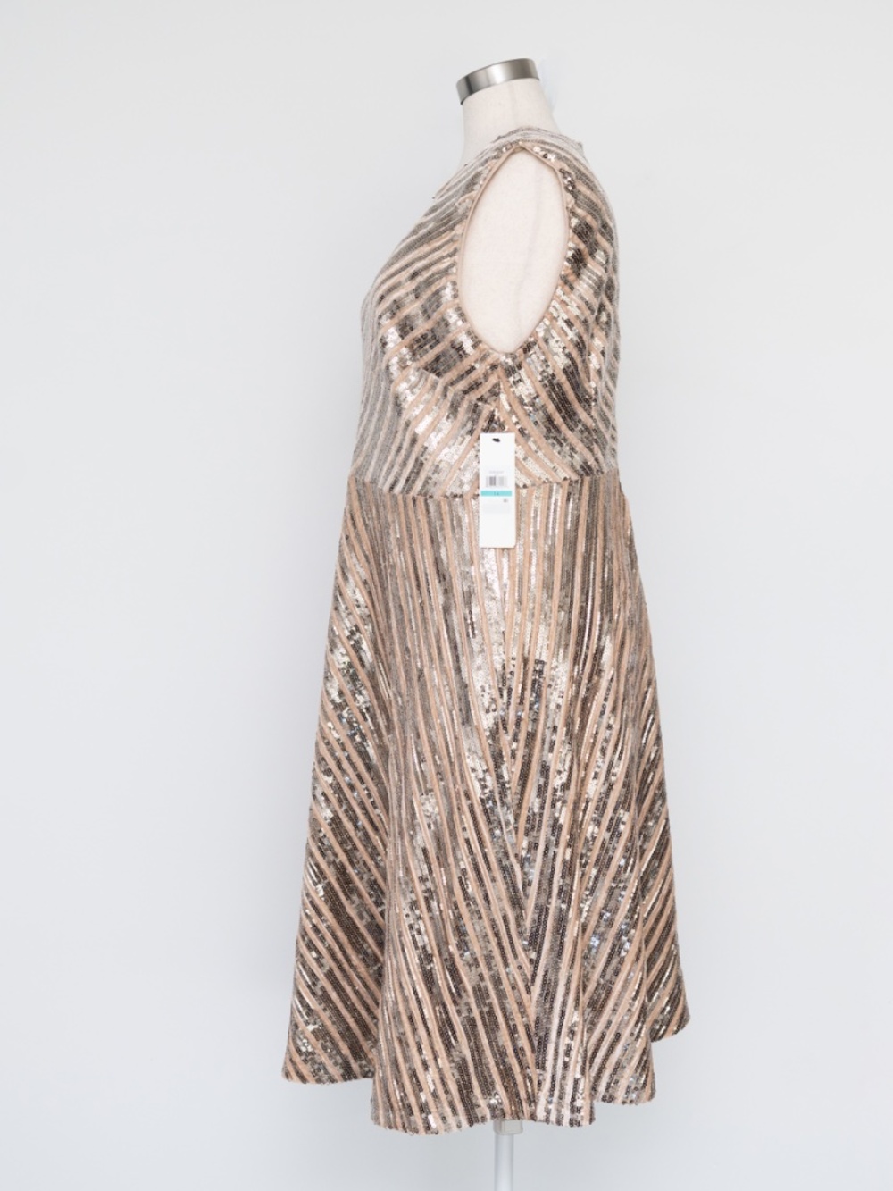 Calvin Klein - Sequin Sleeveless Midi Dress‎ - Picture 6 of 12